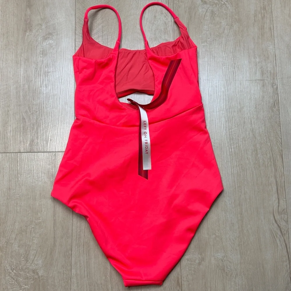 Left on Friday Peak Cutout One-Piece Swimsuit